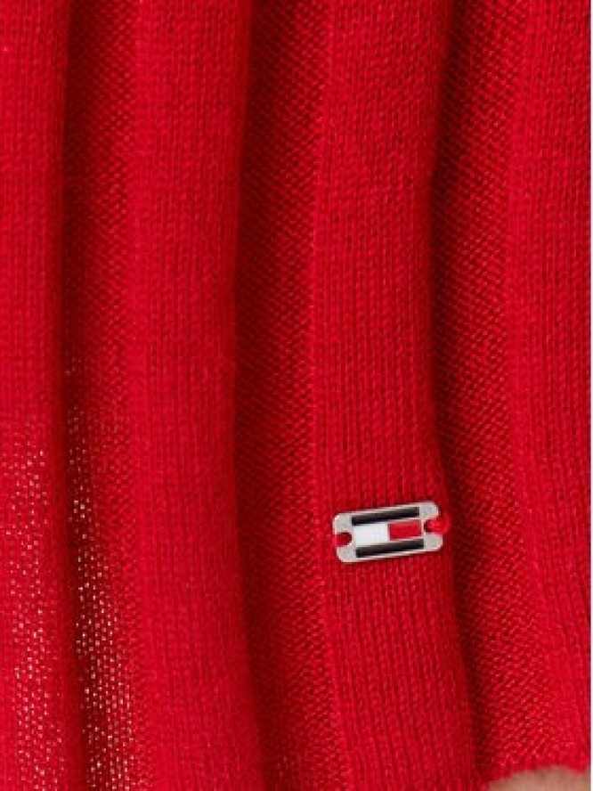 Tommy Hilfiger Sukienka dzianinowa WW0WW45653 Czerwony Slim Fit