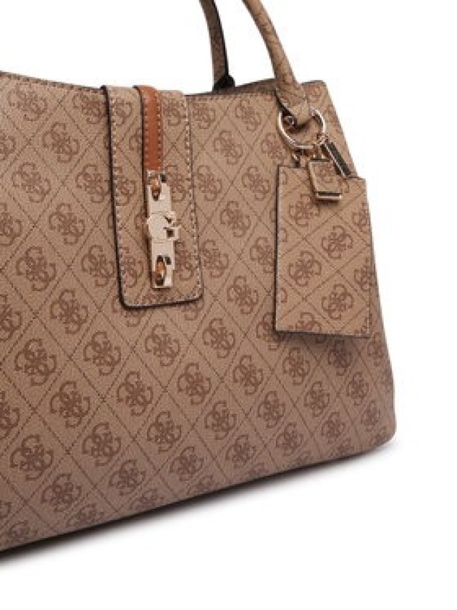 Guess Torebka Yvonne Logo HWSG23 78220 Brązowy jasny
