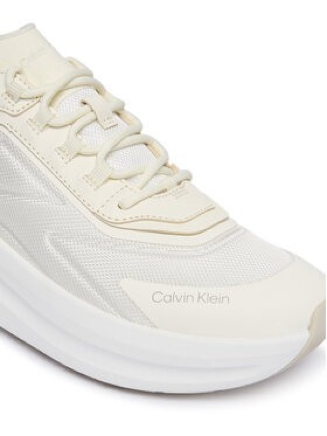 Calvin Klein Sneakersy Chunky Runner Laceup Hf Blst Ny HW0HW03111 Biały