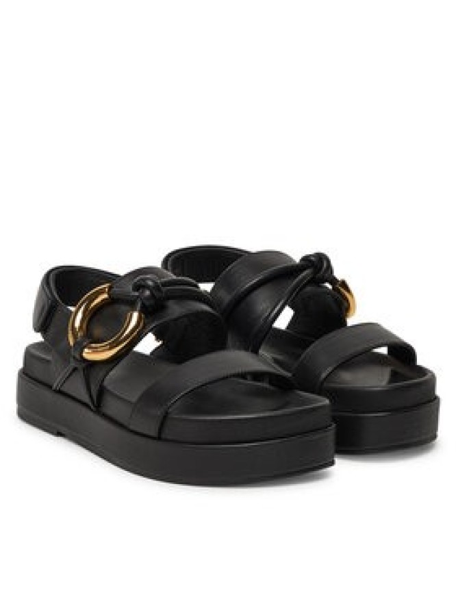 Coccinelle Sandały E4 SGH 18 01 01 Czarny