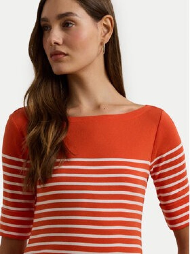 LAUREN RALPH LAUREN Sukienka codzienna 250957728001 Pomarańczowy Regular Fit