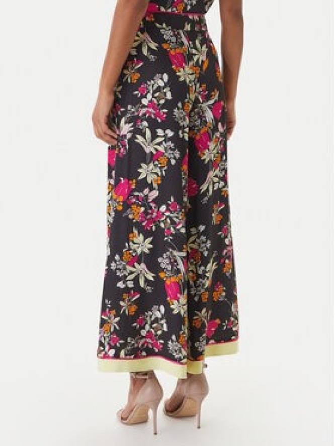 Simona Corsellini Spodnie materiałowe P26CPPG00301 Czarny Regular Fit