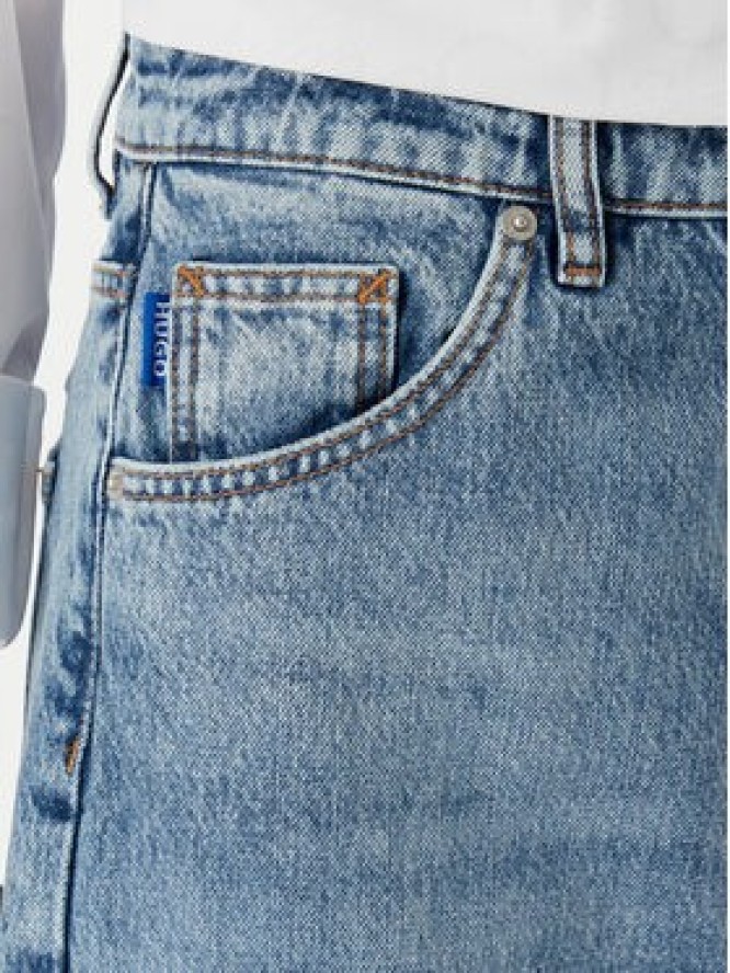 HUGO Jeansy Leni 50559617 Niebieski Loose Fit