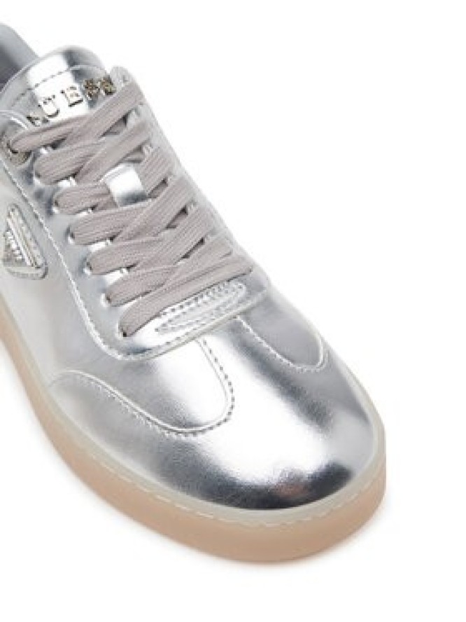 Guess Sneakersy FLJJAZLEM12 Srebrny