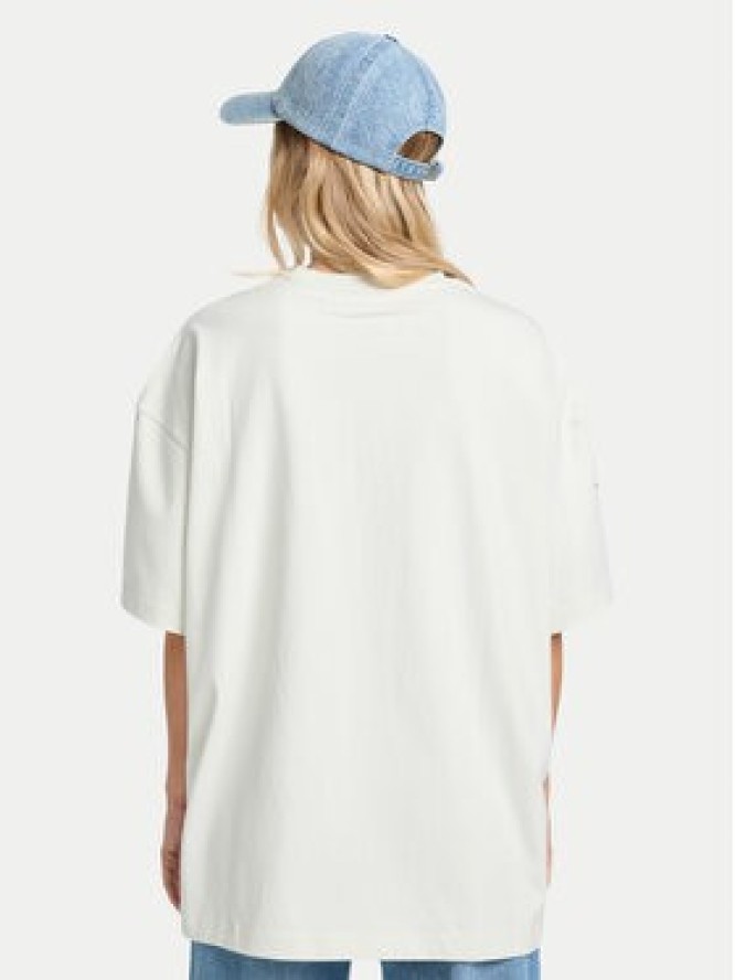 Billabong T-Shirt Wave Out EBJZT00481 Biały Loose Fit