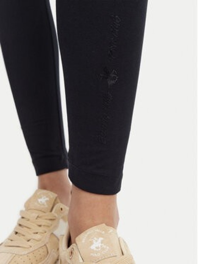 Beverly Hills Polo Club Legginsy P-SS26W-TL516528-0298 Granatowy Slim Fit
