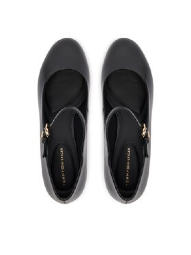Tommy Hilfiger Czółenka Heeled Maryjane Buckle FW0FW09347 Czarny