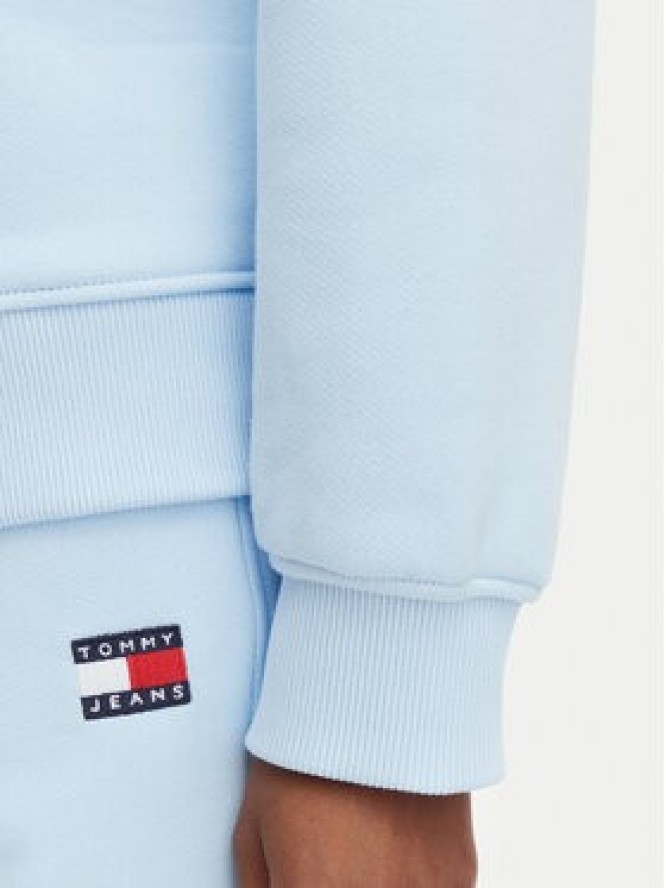 Tommy Jeans Bluza DW0DW17325 Niebieski jasny Regular Fit