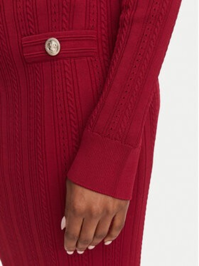 Guess Kardigan W6YR26 Z0973 Bordowy Regular Fit
