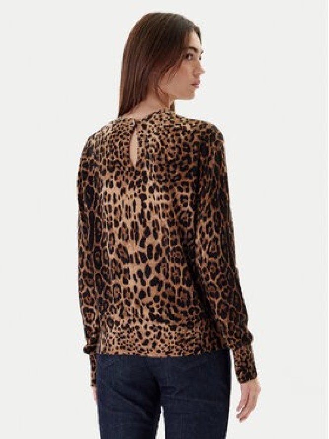 ViCOLO Sweter 22061F Brązowy Regular Fit