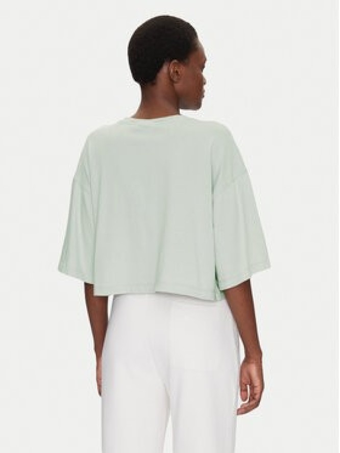 Champion T-Shirt Icons Washed Look 118023 Zielony Loose Fit