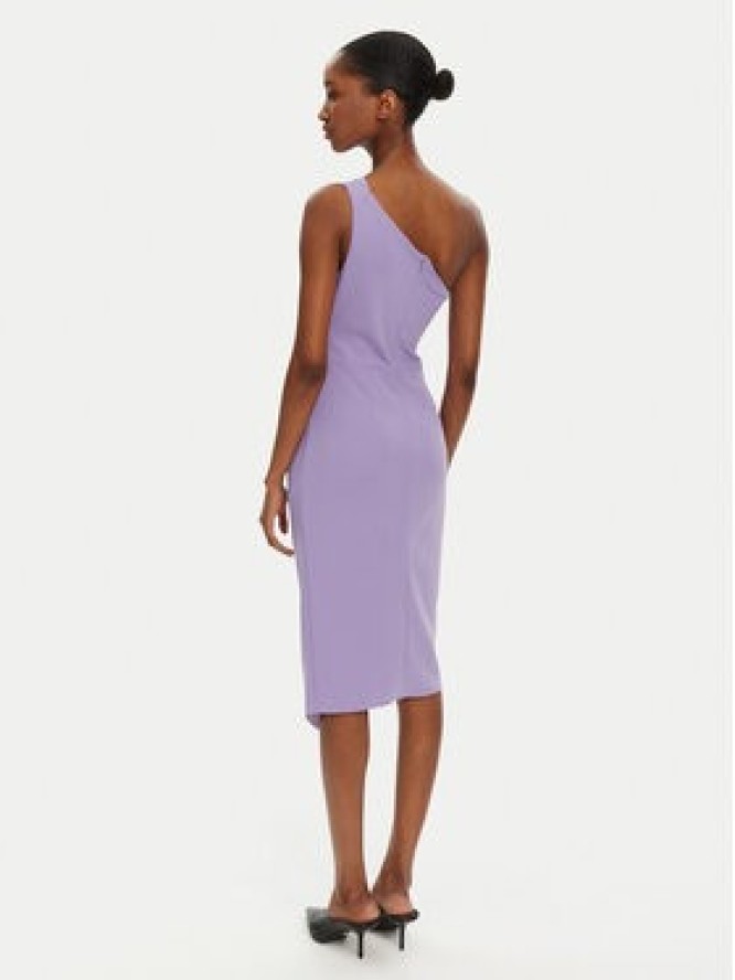 Rinascimento Sukienka koktajlowa CFC0122878003 Fioletowy Regular Fit