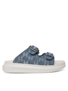 KARL LAGERFELD Klapki Kapri Slide KL62505A Niebieski