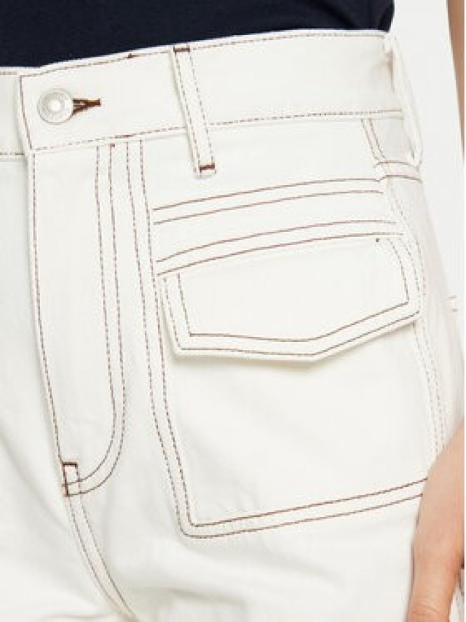 Tommy Hilfiger Jeansy WW0WW43718 Écru Relaxed Fit