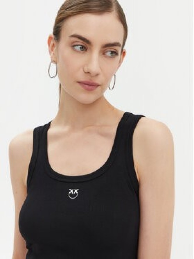 PINKO Top 100807 A2C1 Czarny Regular Fit