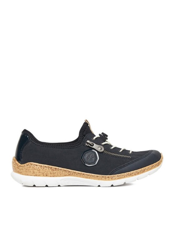 Rieker Sneakersy N4263-14 Czarny