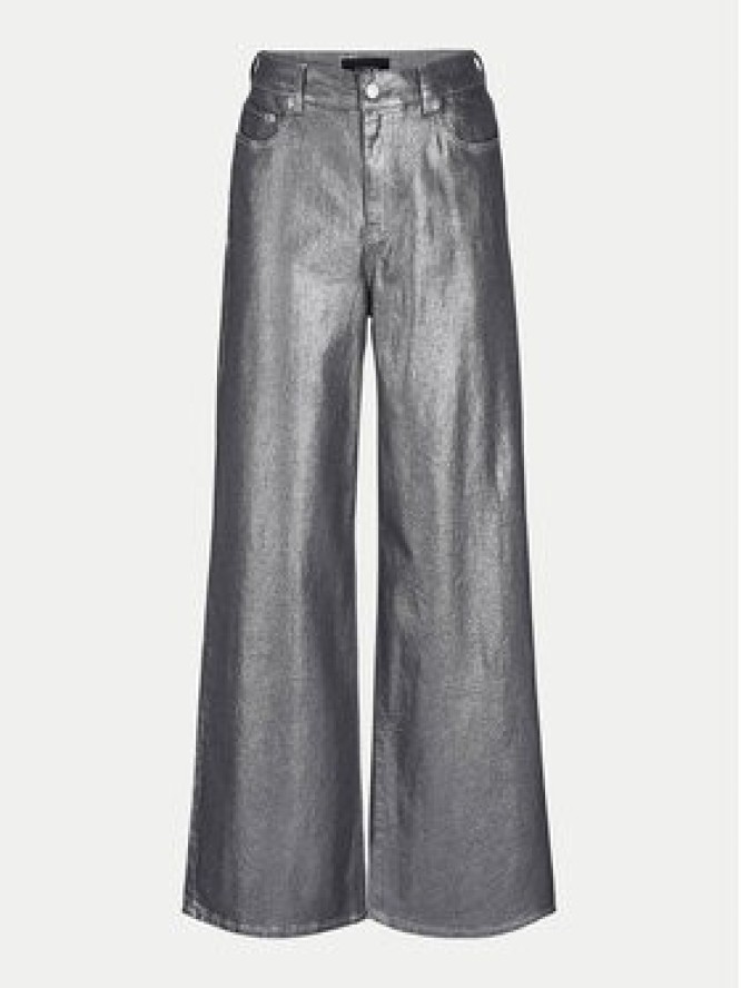 JJXX Jeansy Tokyo 12264457 Srebrny Wide Leg