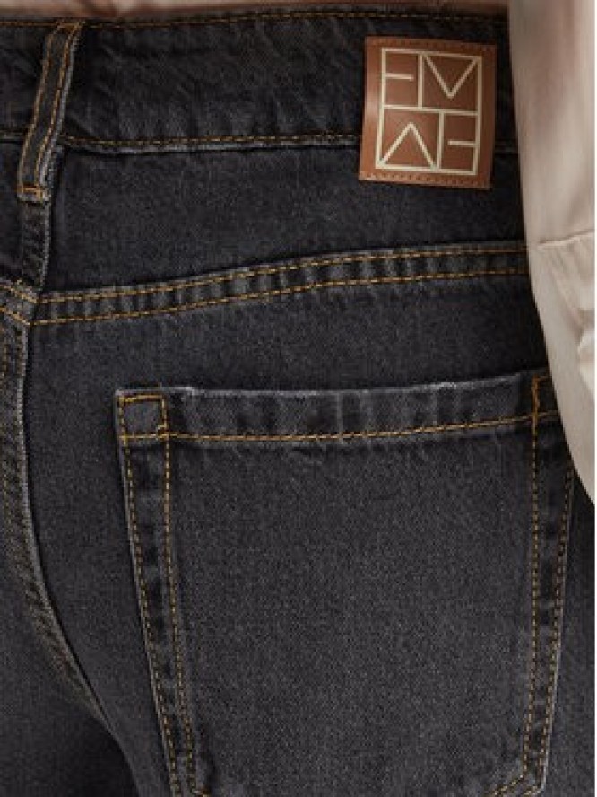 Marella Jeansy Drago 2615181121 Czarny Wide Leg