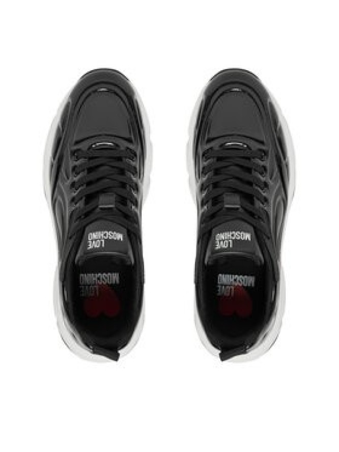 LOVE MOSCHINO Sneakersy JA15376G0NJT000A Czarny