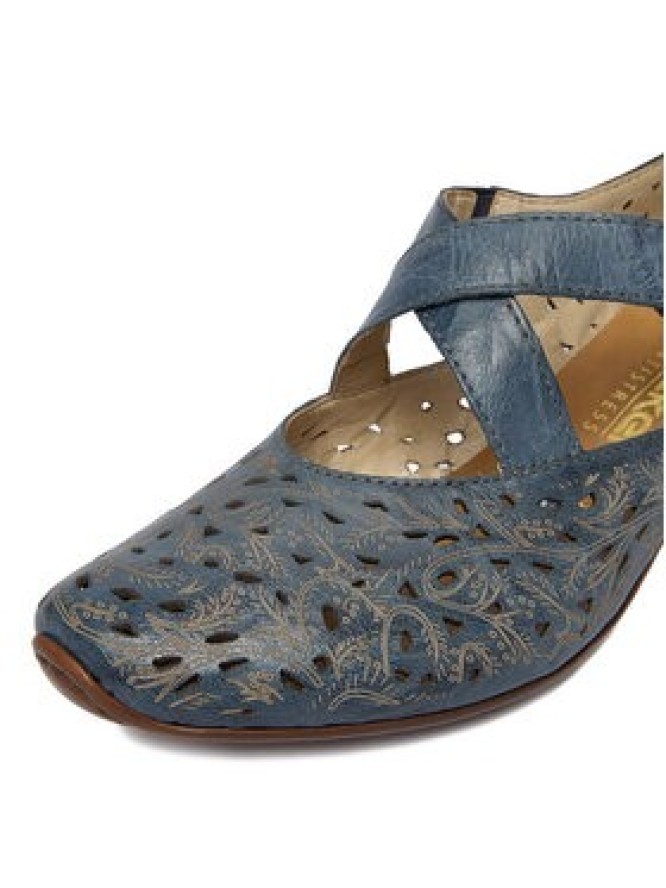 Rieker Półbuty 43773-12 Granatowy