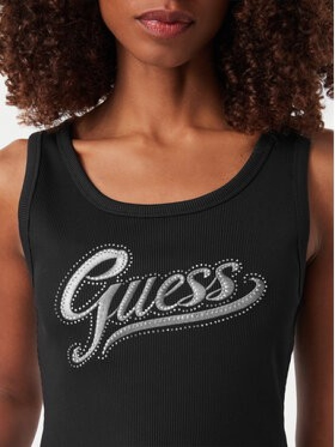 Guess Top W6YP30 K4380 Czarny Slim Fit