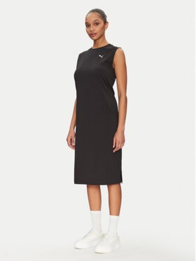 Puma Sukienka codzienna Ess 685643 Czarny Slim Fit