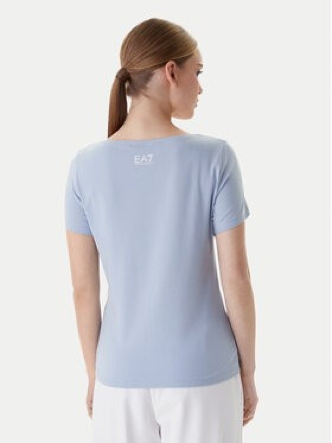 EA7 Emporio Armani T-Shirt 7W000978 AF10373 U9309 Niebieski Regular Fit