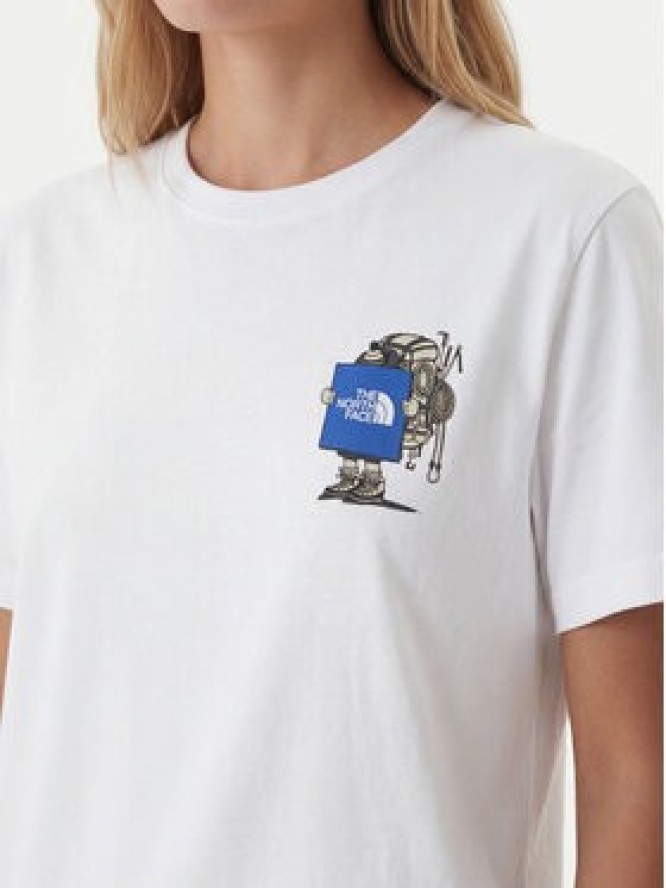 The North Face T-Shirt NF0A8JB4 Biały Relaxed Fit