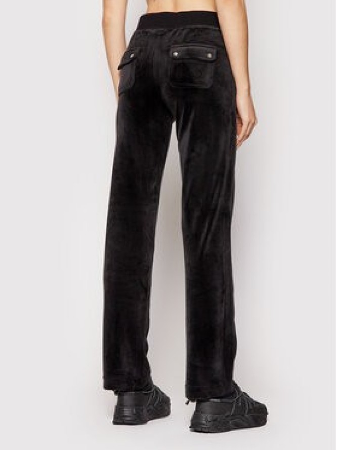Juicy Couture Spodnie dresowe Del Ray JCAP180 Czarny Regular Fit