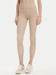 Guess Legginsy V5YB18 MC03W Beżowy Slim Fit