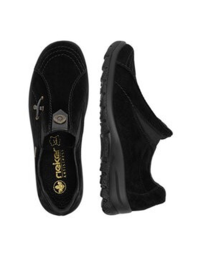 Rieker Półbuty L7171-00 Czarny