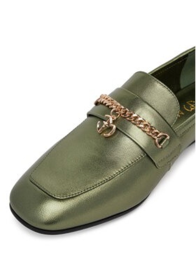 Eva Minge Loafersy CYNIA-LT2513-37 Zielony