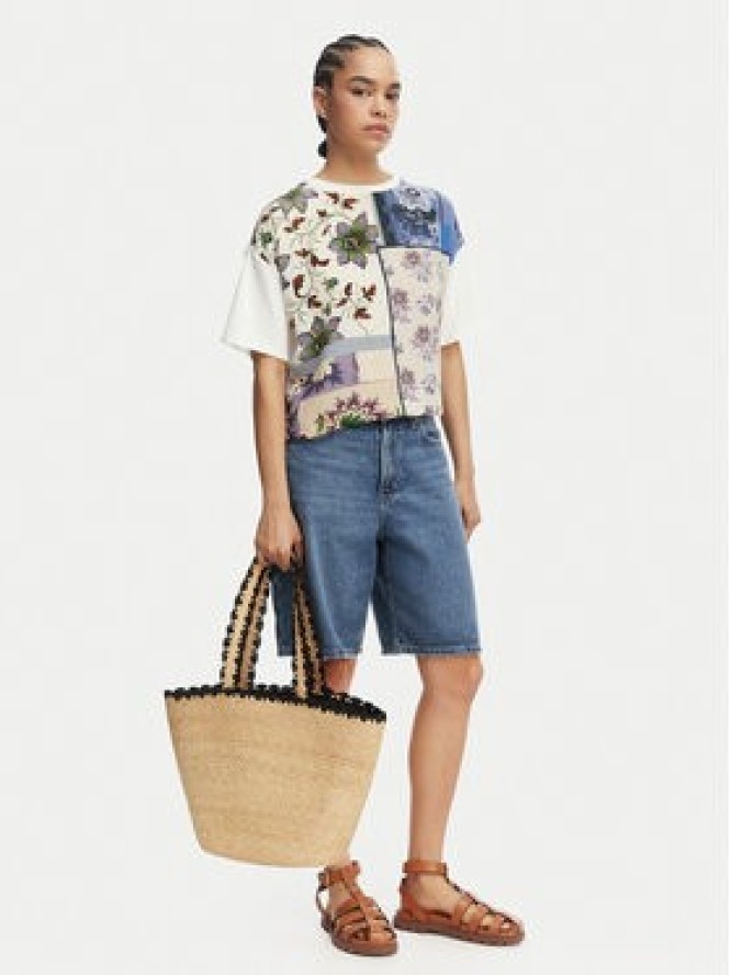 Weekend Max Mara T-Shirt Pampas 2615941062 Kolorowy Relaxed Fit