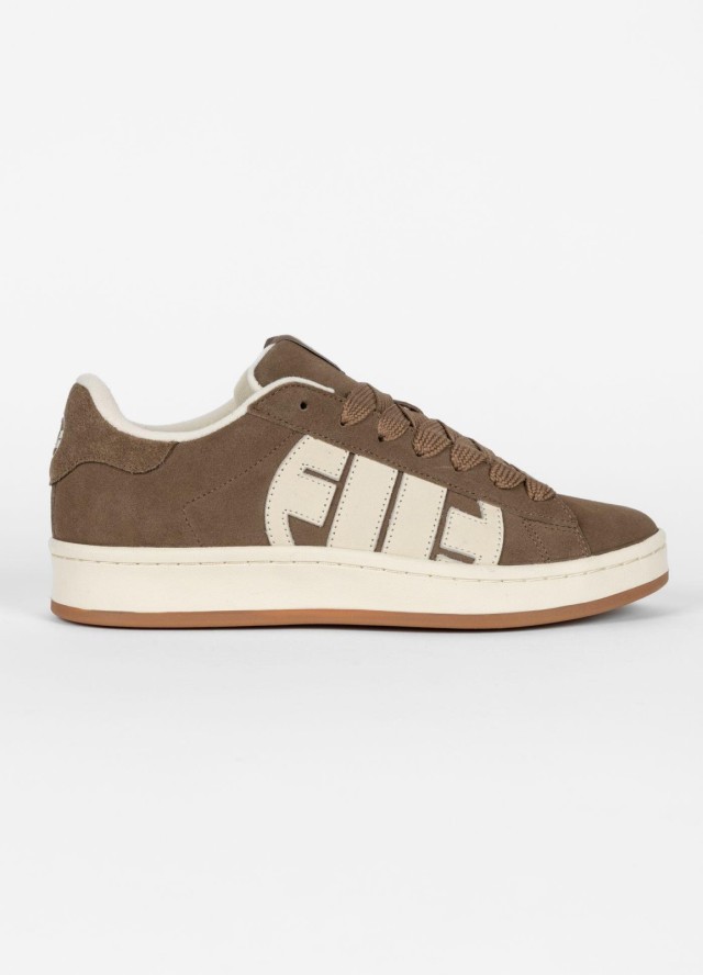 Buty sportowe PITBULL sneakersy zamszowe grube sznurówki WALKER LOGO