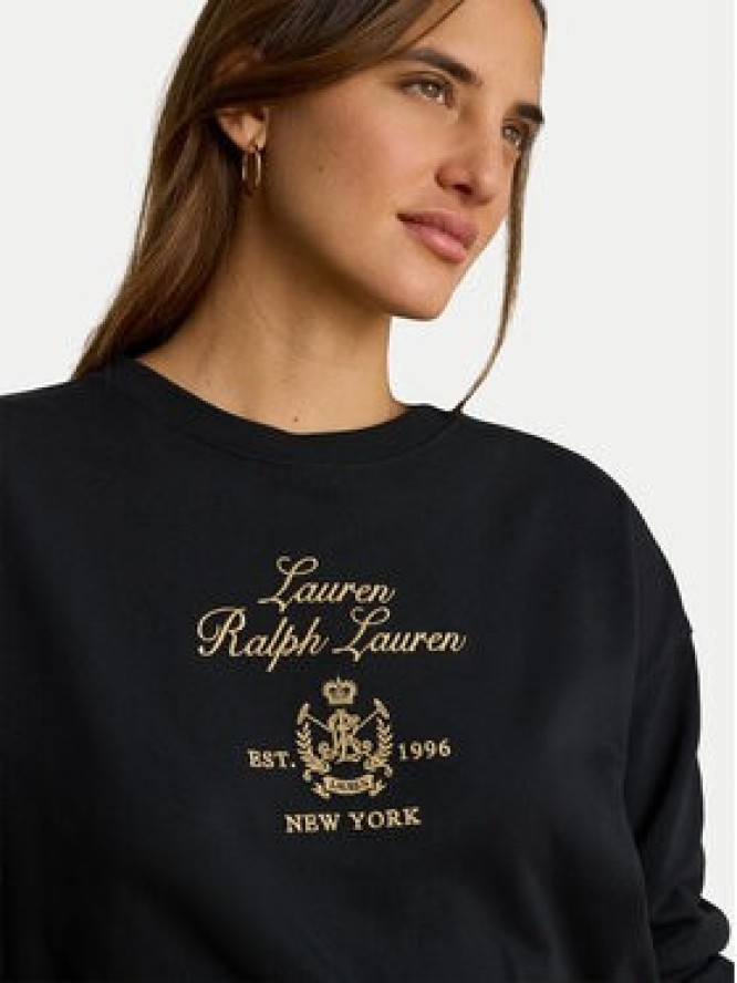 LAUREN RALPH LAUREN Bluza 200P13944001 Czarny Regular Fit
