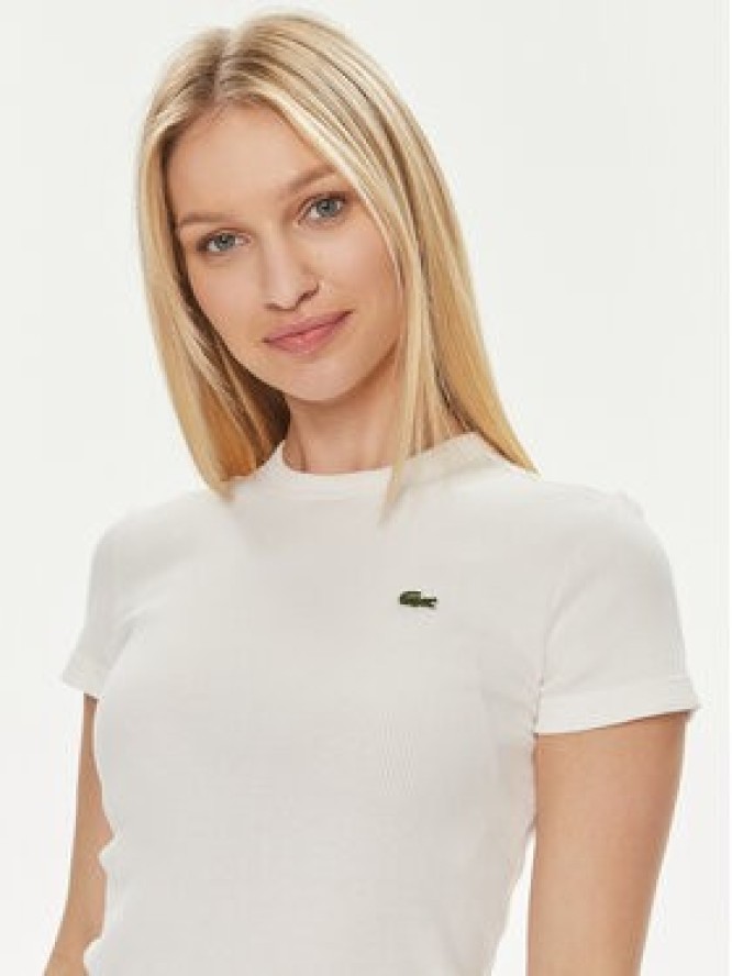 Lacoste T-Shirt TF5538 Biały Regular Fit