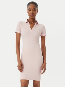 Guess Sukienka codzienna V6RK02 Z4692 Różowy Regular Fit