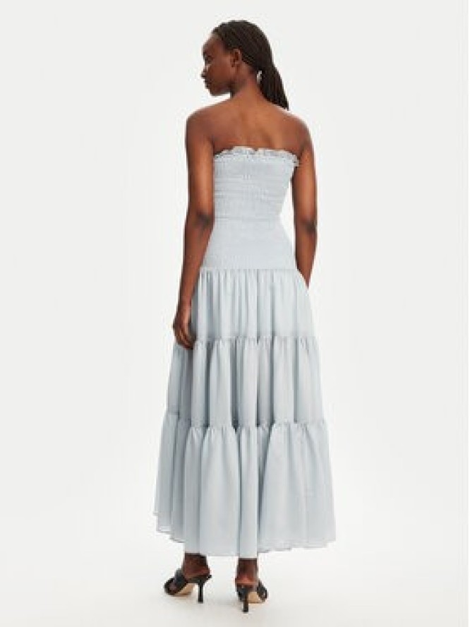 Eleh Sukienka wieczorowa ESS250137 Błękitny Regular Fit