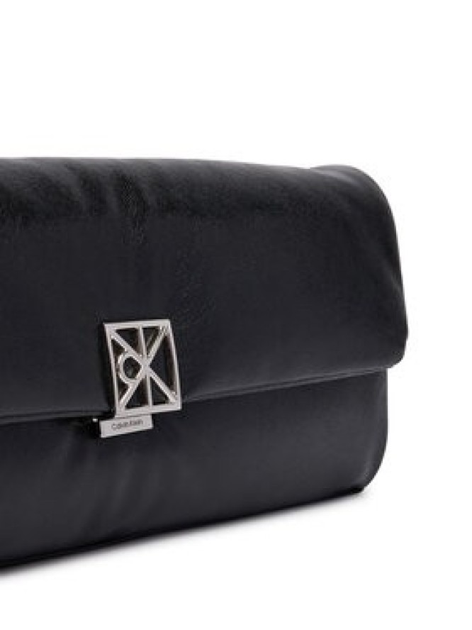 Calvin Klein Torebka Emblem Hw Padded Clutch LV04F1240G Czarny