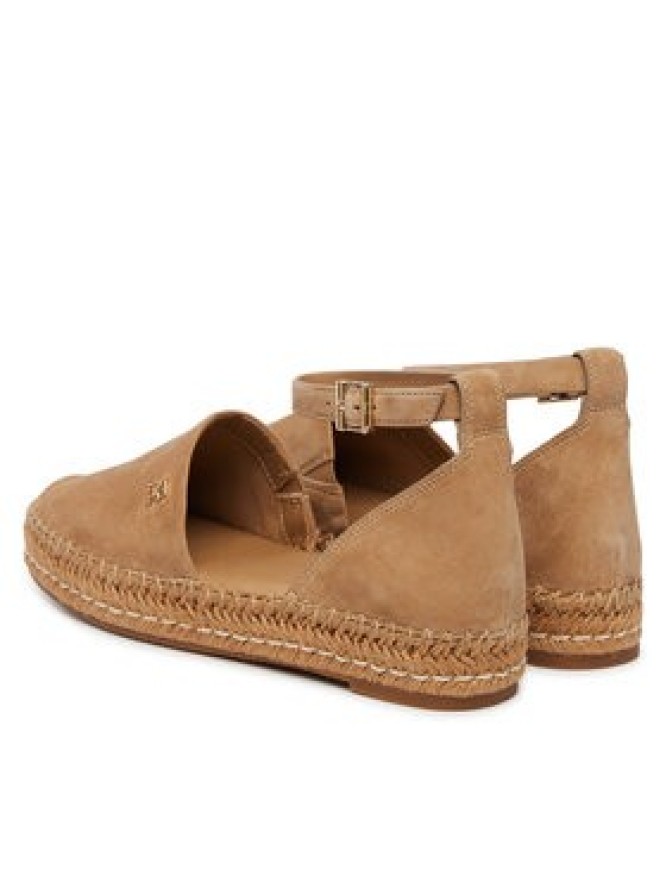 Tommy Hilfiger Espadryle Th Platform Espad Suede Strap FW0FW09144 Beżowy