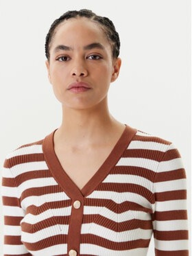 Fracomina Sukienka dzianinowa FS24WD5003K459N8 Brązowy Slim Fit