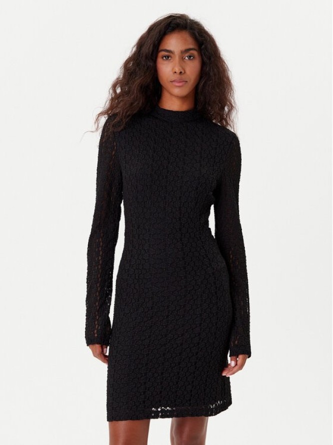 Bardot Sukienka koktajlowa Vezza Floral 57152DB1 Czarny Regular Fit