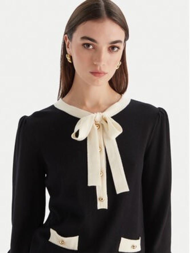 Luisa Spagnoli Sweter Maluma 100211 Czarny Regular Fit