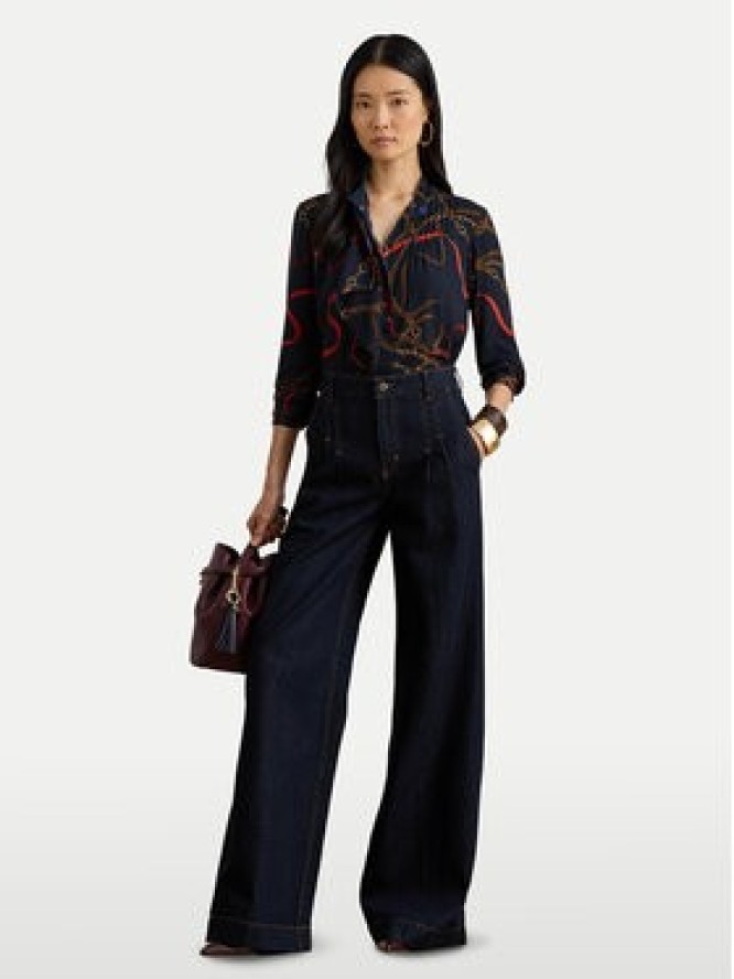 LAUREN RALPH LAUREN Koszula 200P03553001 Granatowy Regular Fit