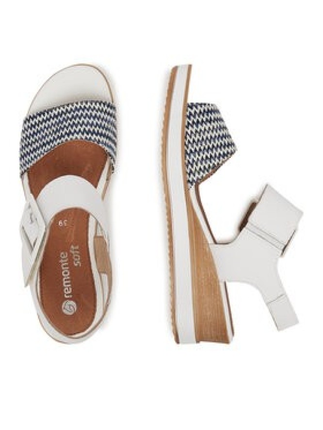 Remonte Sandały D6453-80 Biały