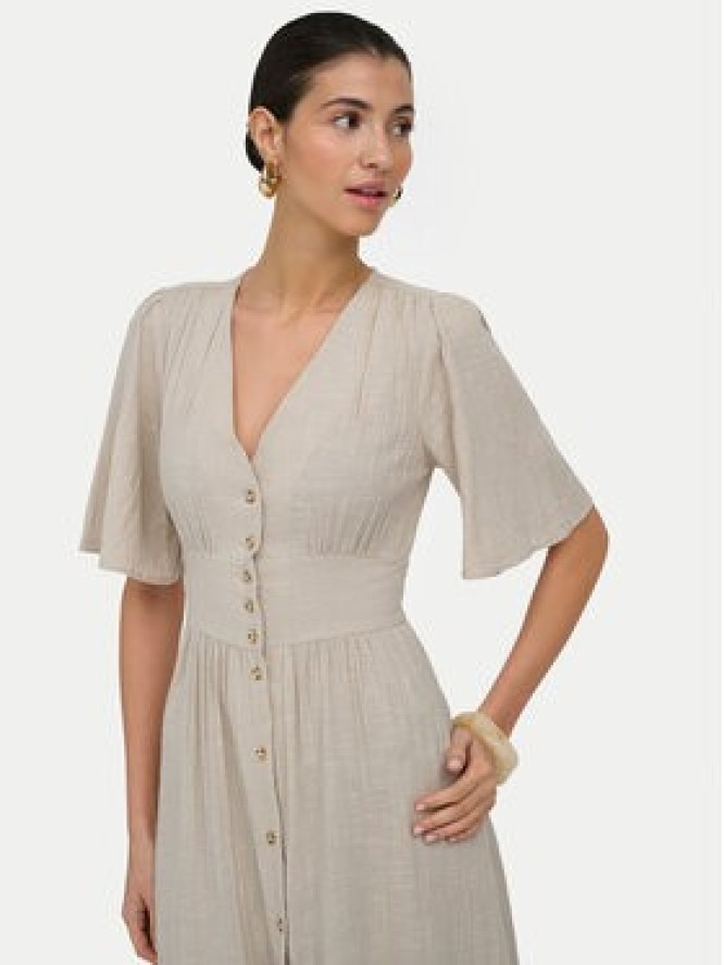 ONLY Sukienka codzienna Tizana 15373535 Beżowy Regular Fit