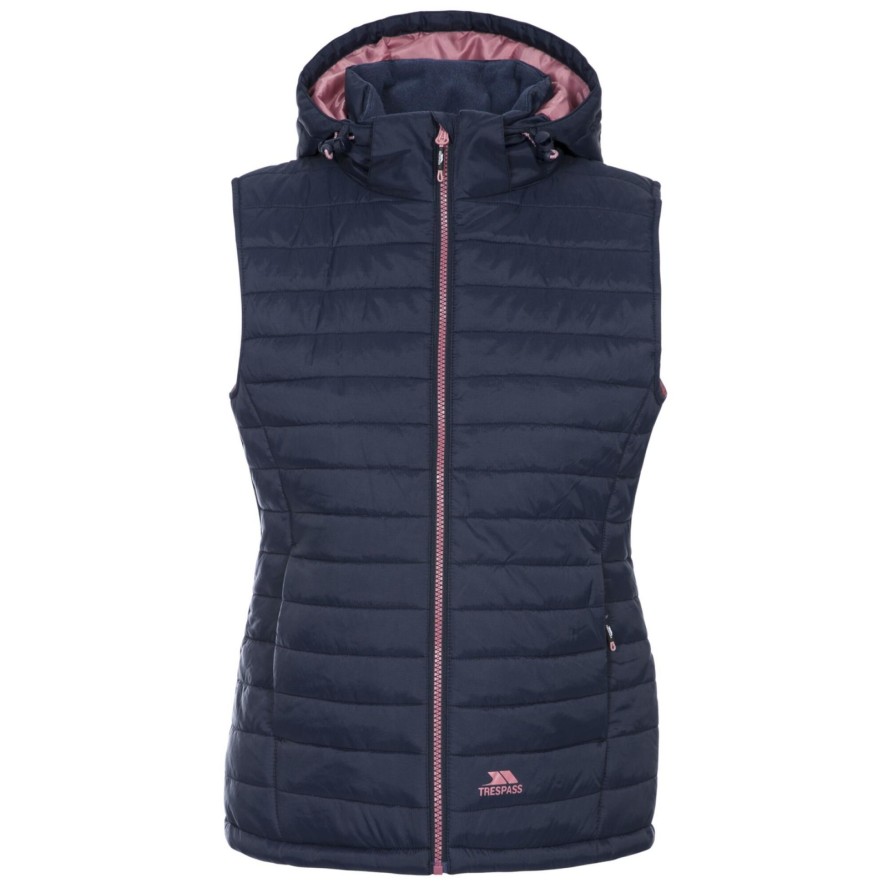 Trespass Aretha - Damska kamizelka casualowa w kolorze granatowym Dusty Rose