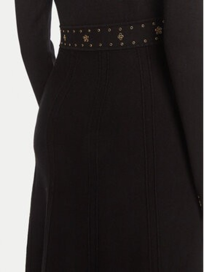 TWINSET Sukienka dzianinowa 252TP3271 Czarny Regular Fit