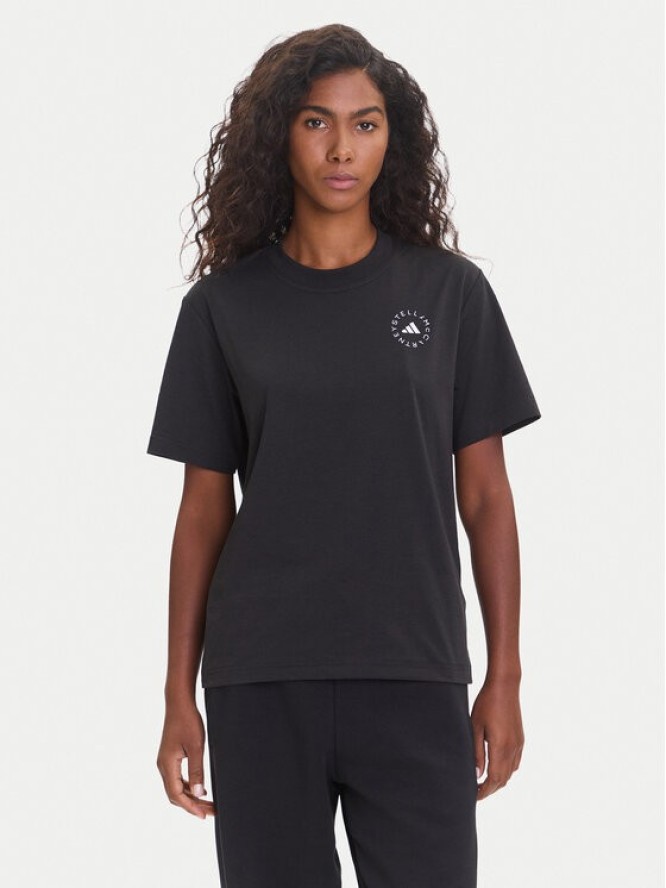 adidas by Stella McCartney T-Shirt True Casuals HR9170 Czarny Regular Fit