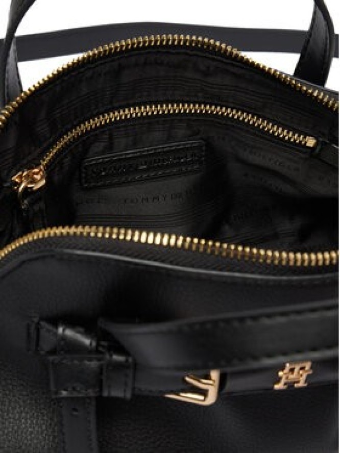 Tommy Hilfiger Torebka Th Buckle Mini Tote AW0AW19034 Czarny